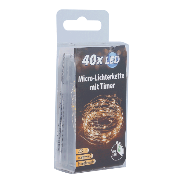 40er LED-Lichterkette Micro
