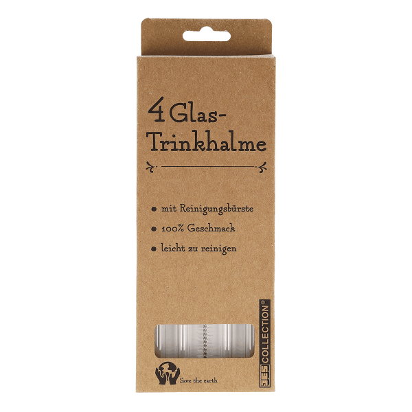4er Trinkhalme 20cm
